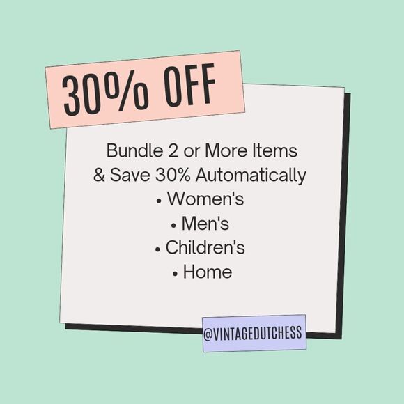 30% Auto Discount on Bundles - Picture 1 of 1